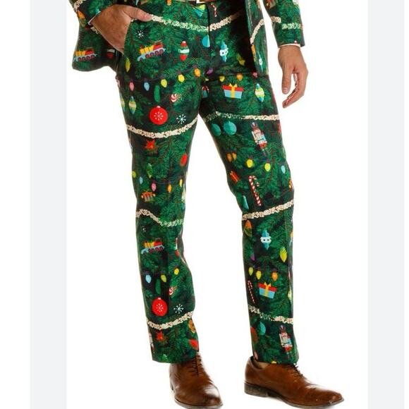 Shinestry The Christmas Tree Camo Men's 30/32 Novelty Christmas Pants Ugly NWOT - Picture 2 of 11